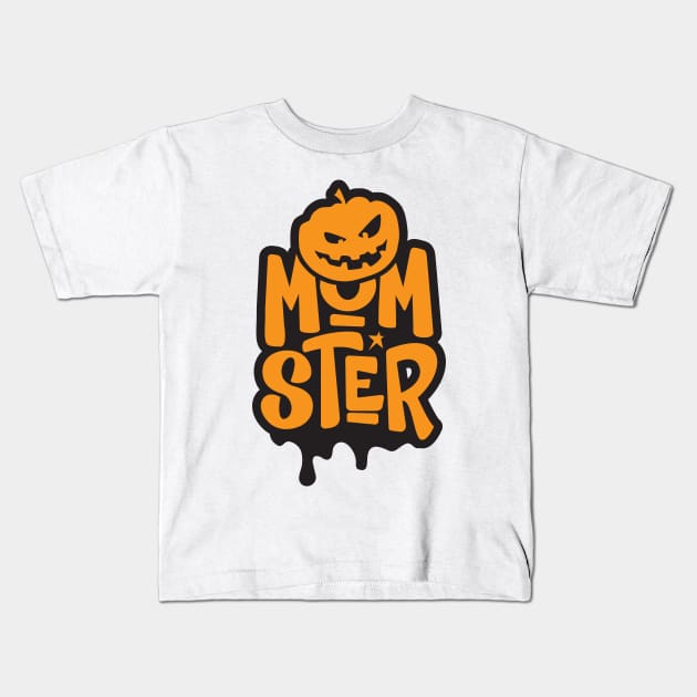 Momster Kids T-Shirt by CatsCrew